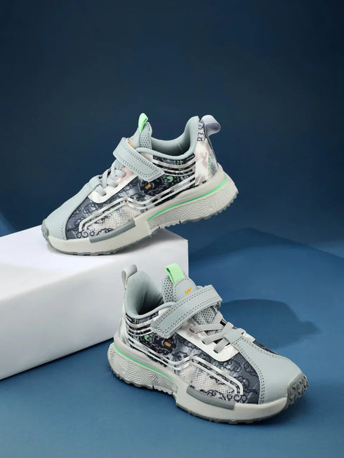 CD-107-KIDS Grey Kids Sneakers